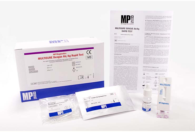 First & Only Dengue Ab/Ag Combo (NS1, IgA, IgM, IgG) in one single cassette